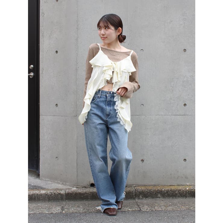 フィブツイルフリルキャミ | Ungrid | 詳細画像17 