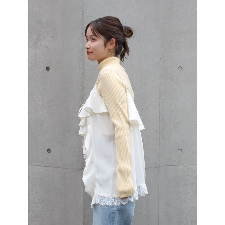 フィブツイルフリルキャミ | Ungrid | 詳細画像21 