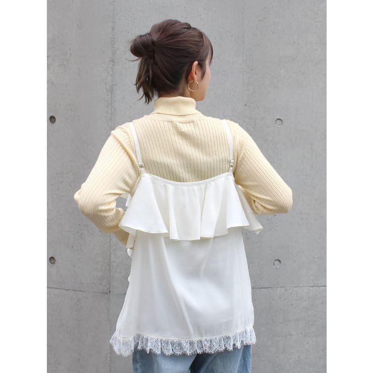 フィブツイルフリルキャミ | Ungrid | 詳細画像22 