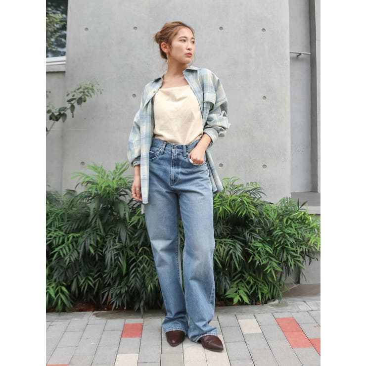 ブリーチチェックルーズシャツ | Ungrid | 詳細画像17 