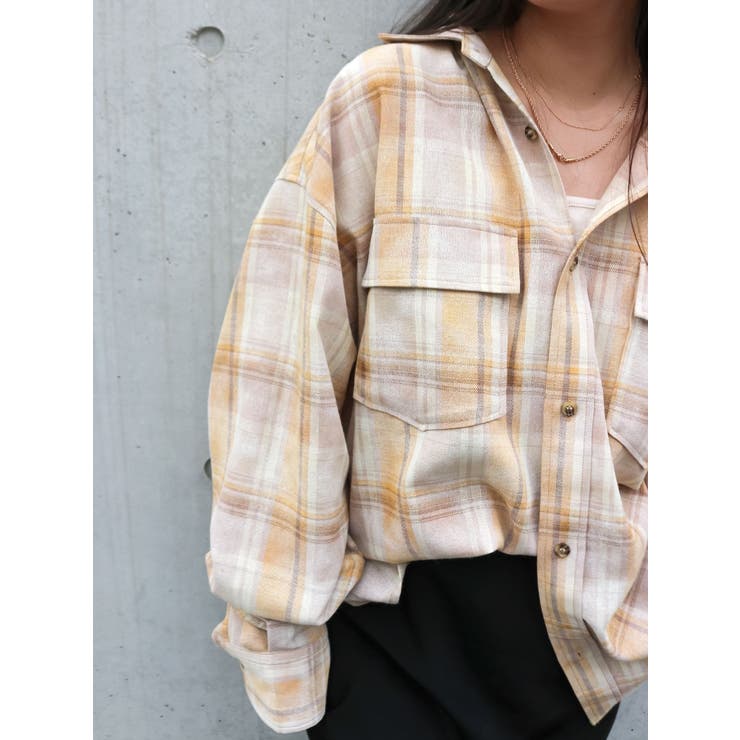 ブリーチチェックルーズシャツ | Ungrid | 詳細画像26 