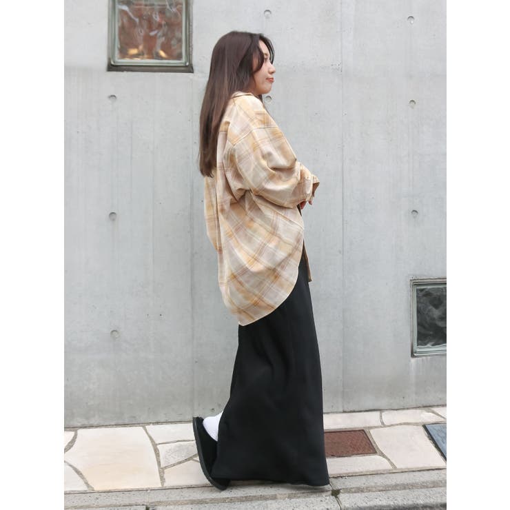 ブリーチチェックルーズシャツ | Ungrid | 詳細画像28 