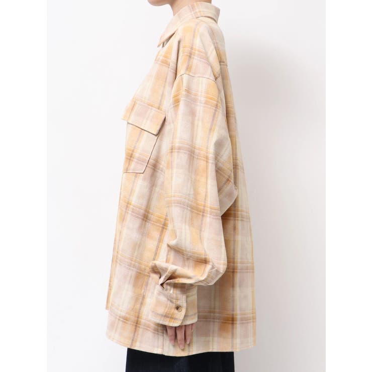 ブリーチチェックルーズシャツ | Ungrid | 詳細画像31 