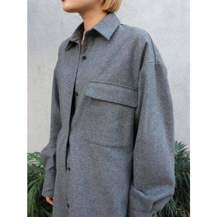 起毛デザインシャツ | Ungrid | 詳細画像16 