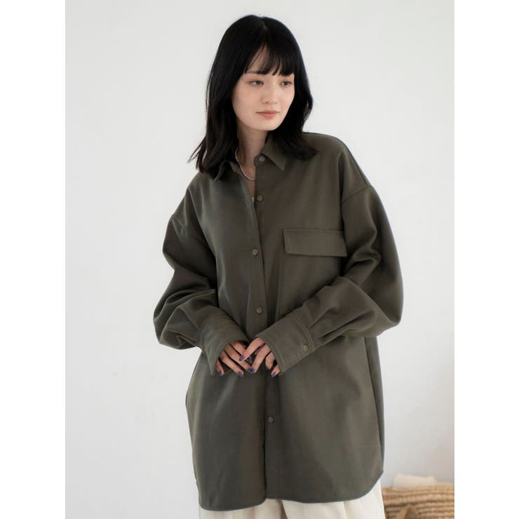 起毛デザインシャツ | Ungrid | 詳細画像2 