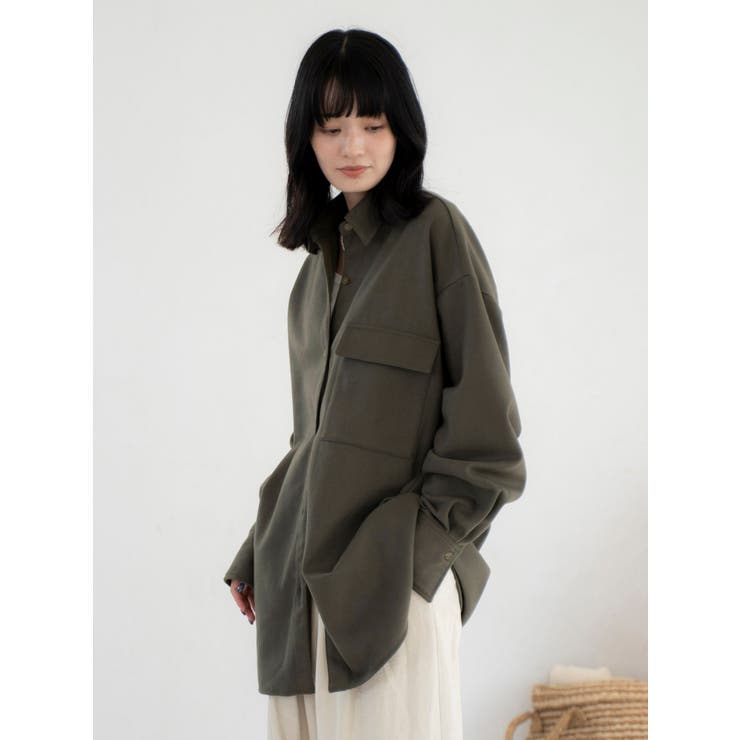 起毛デザインシャツ | Ungrid | 詳細画像4 