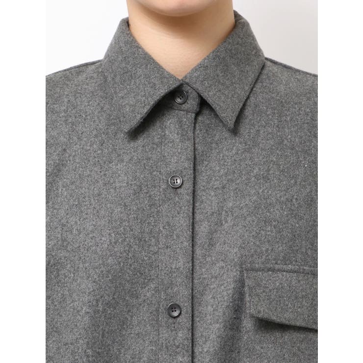 起毛デザインシャツ | Ungrid | 詳細画像40 