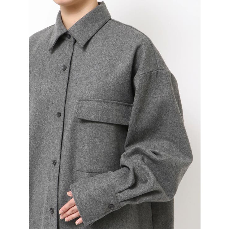 起毛デザインシャツ | Ungrid | 詳細画像41 