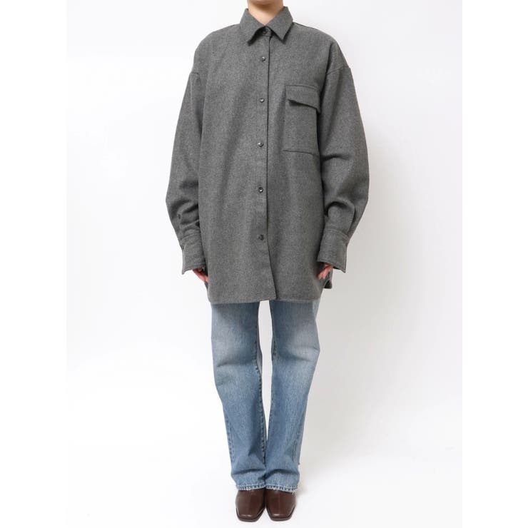 起毛デザインシャツ | Ungrid | 詳細画像45 