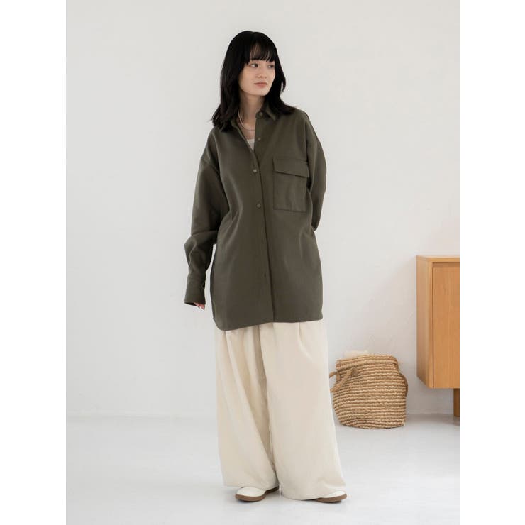 起毛デザインシャツ | Ungrid | 詳細画像6 