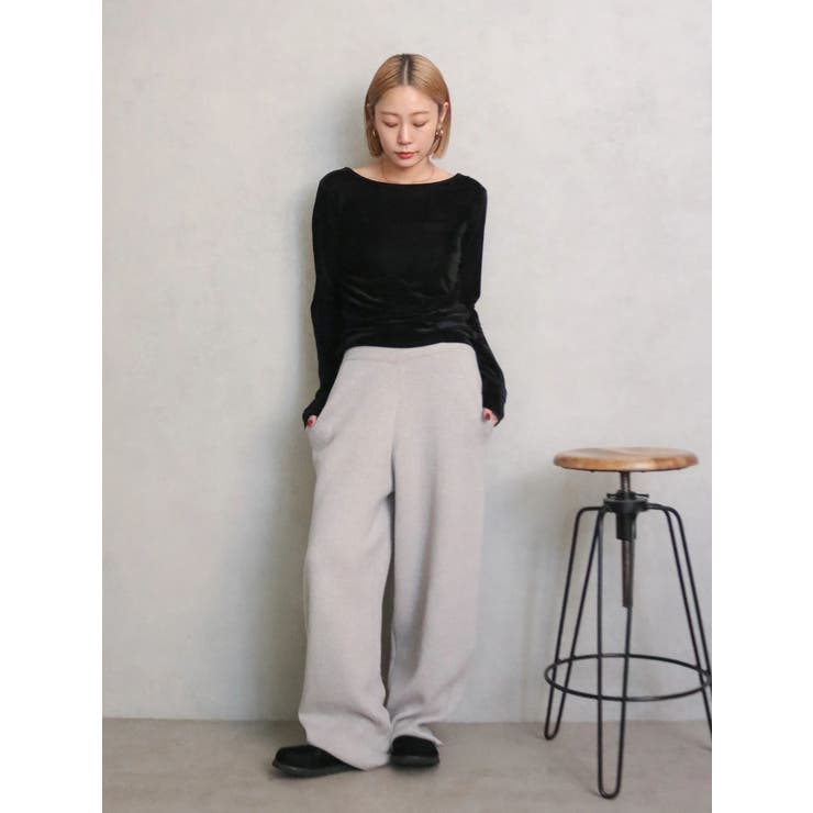 カシミヤ混ニットパンツ | Ungrid | 詳細画像22 