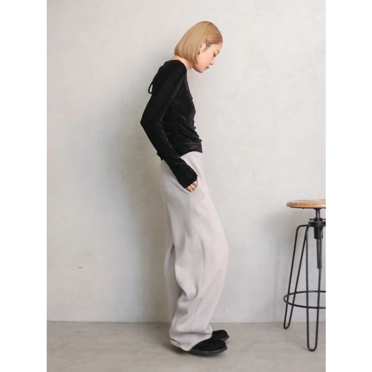 カシミヤ混ニットパンツ | Ungrid | 詳細画像23 