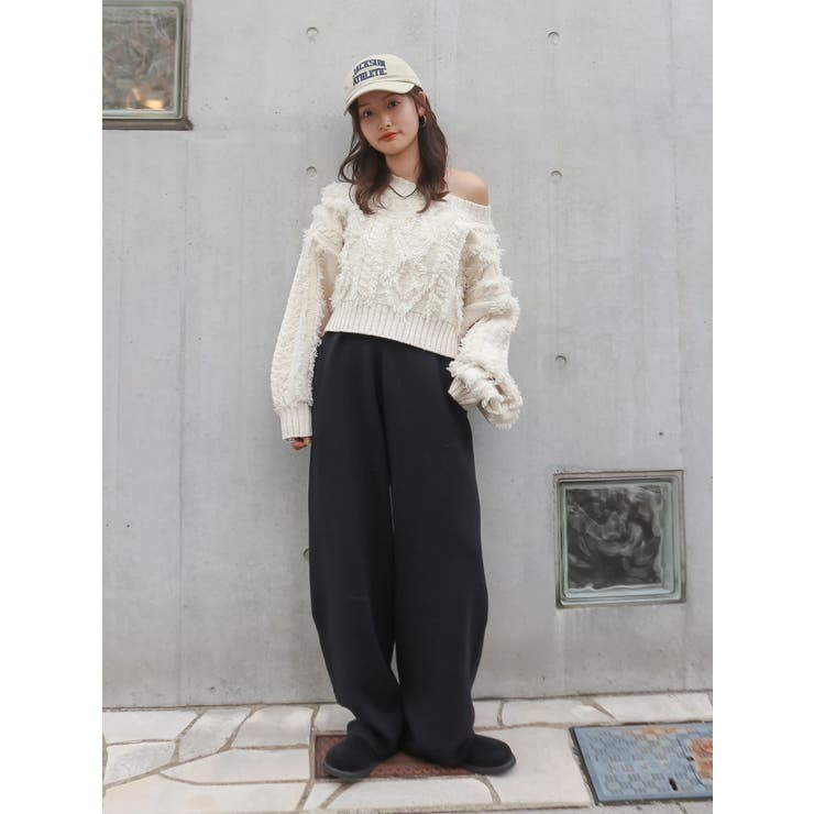 カシミヤ混ニットパンツ | Ungrid | 詳細画像29 