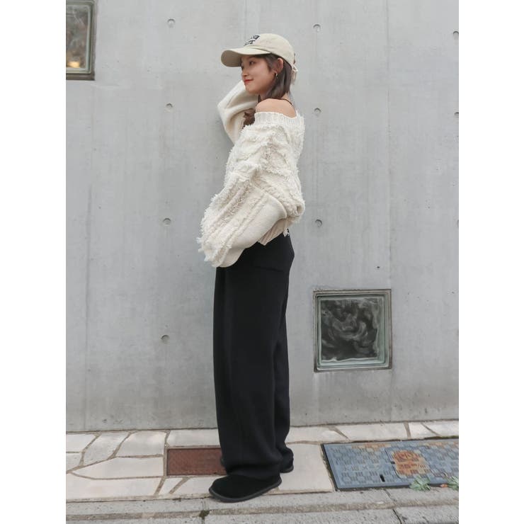 カシミヤ混ニットパンツ | Ungrid | 詳細画像30 