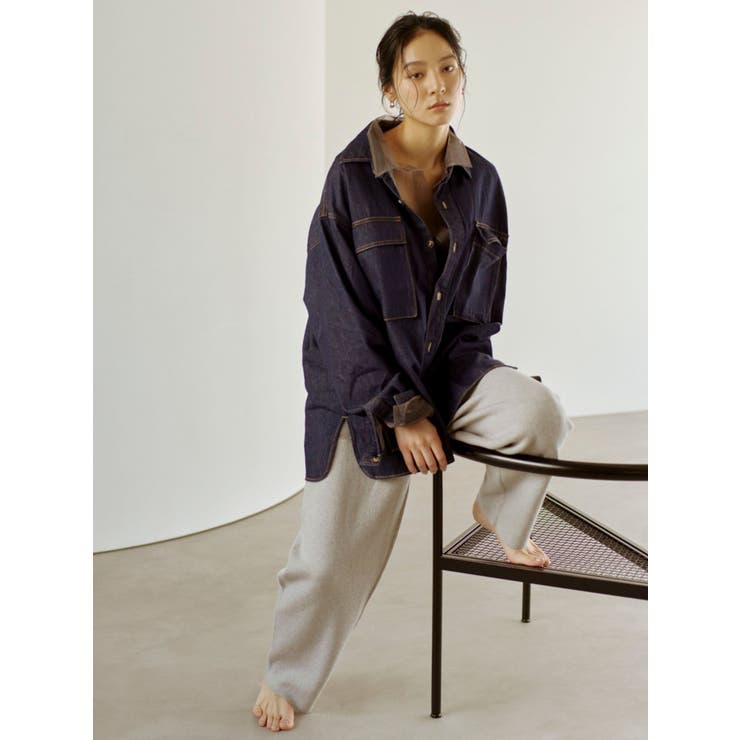 カシミヤ混ニットパンツ | Ungrid | 詳細画像4 