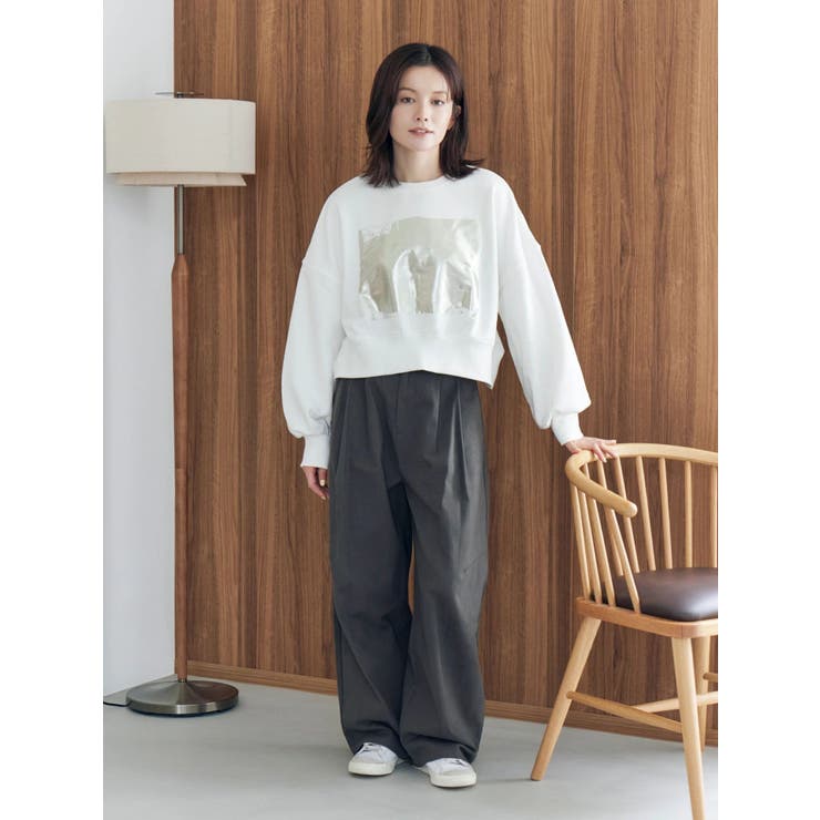 起毛コクーンチノパンツ | Ungrid | 詳細画像10 