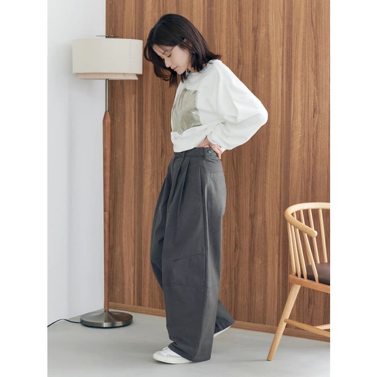 起毛コクーンチノパンツ | Ungrid | 詳細画像11 