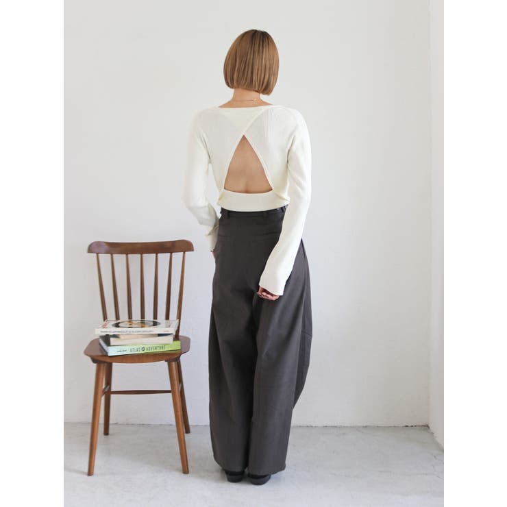 起毛コクーンチノパンツ | Ungrid | 詳細画像30 