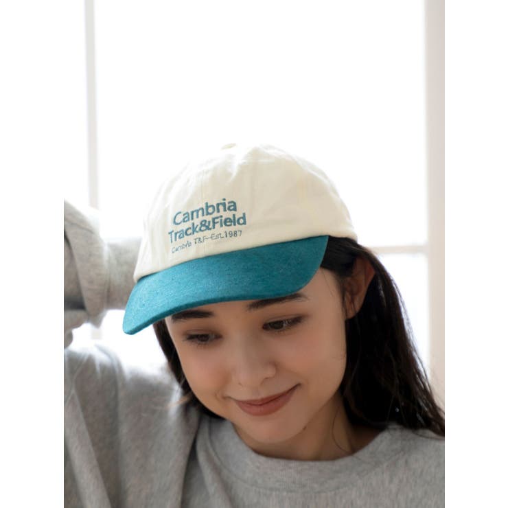 ブルー | バイカラーロゴキャップ | Ungrid