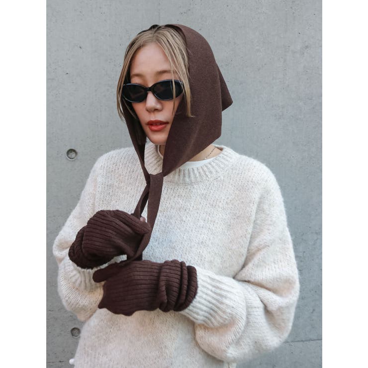 ニットスカーフミトンセット | Ungrid | 詳細画像2 