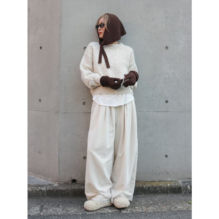 ニットスカーフミトンセット | Ungrid | 詳細画像4 