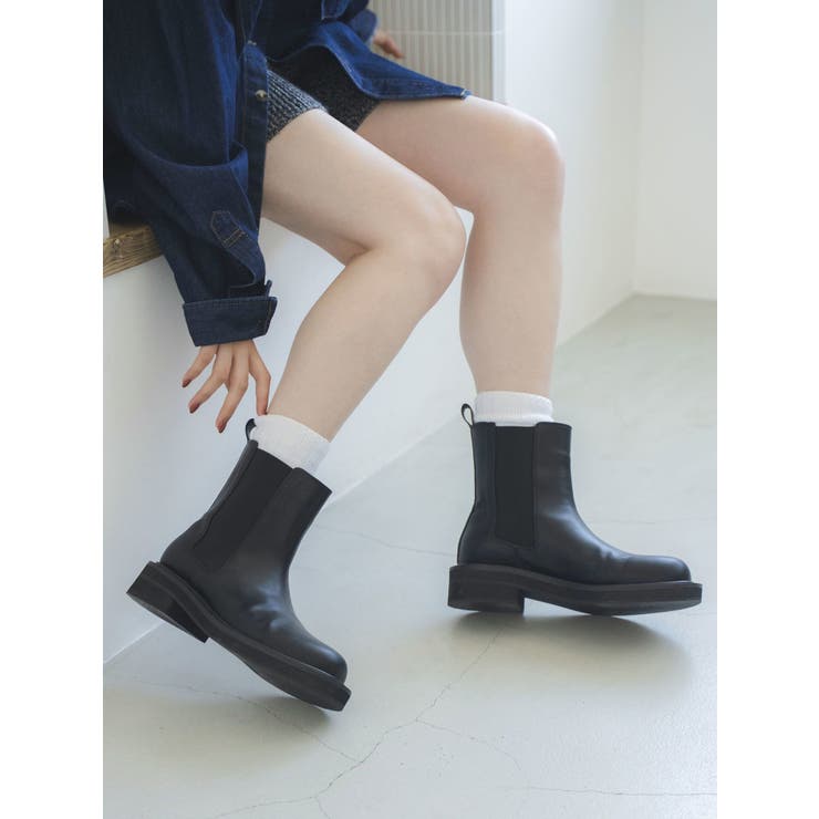 サイドゴアショートブーツ | Ungrid | 詳細画像3 