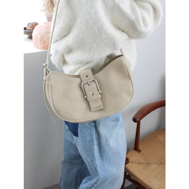 ベージュ | フェイクスウェードハンドバッグ | Ungrid