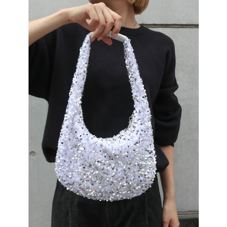 スパンコールハンドルバッグ | Ungrid | 詳細画像13 