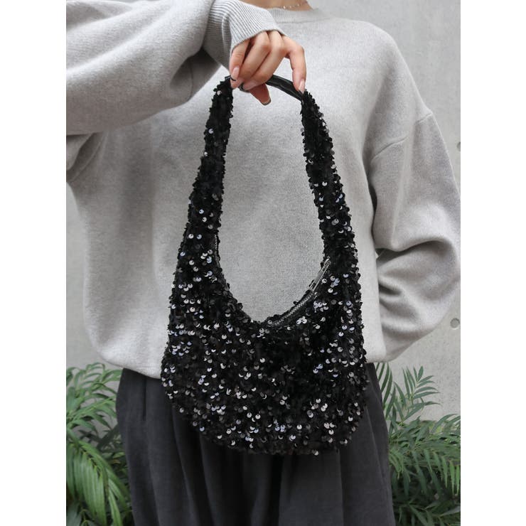 スパンコールハンドルバッグ | Ungrid | 詳細画像7 