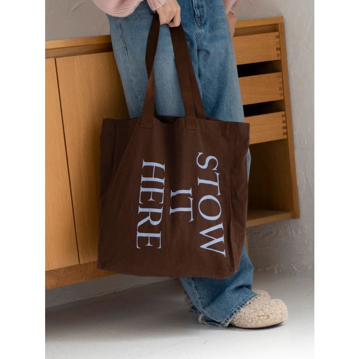 ブラウン | ビッグロゴトートバッグ | Ungrid