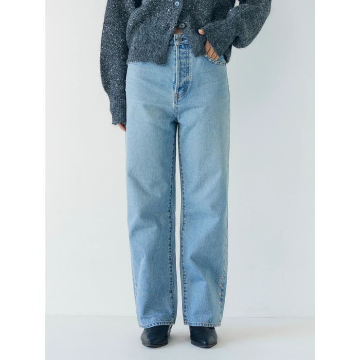 スタッズルーズデニム | Ungrid | 詳細画像1 