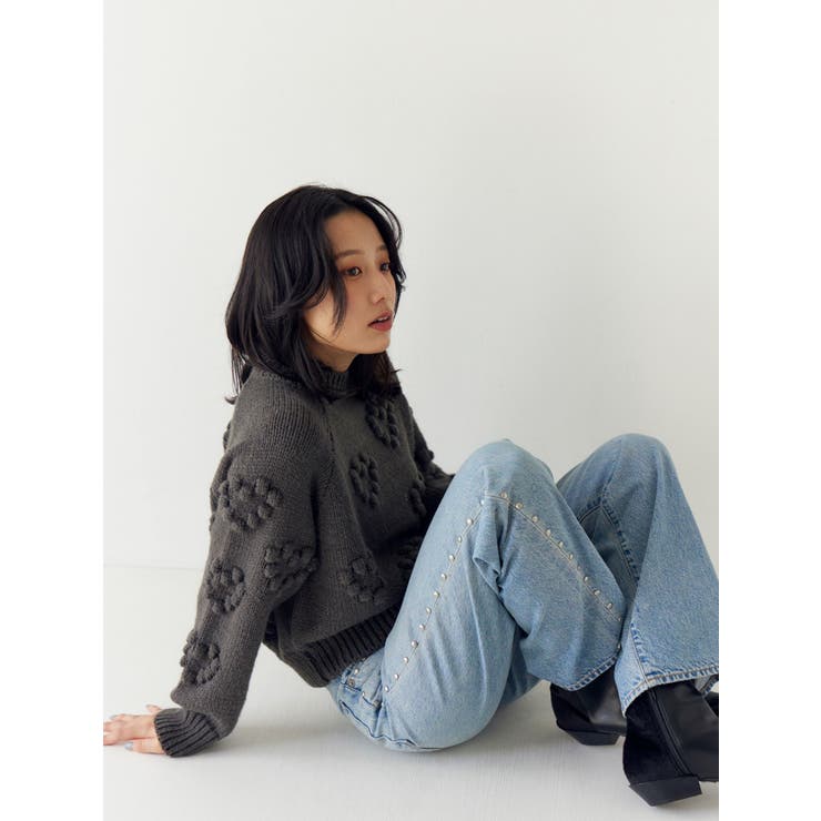 スタッズルーズデニム | Ungrid | 詳細画像18 
