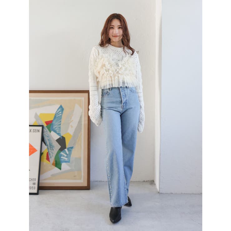 スタッズルーズデニム | Ungrid | 詳細画像21 