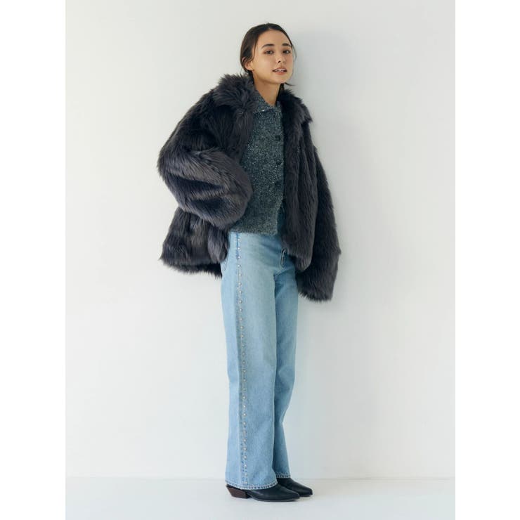 スタッズルーズデニム | Ungrid | 詳細画像6 