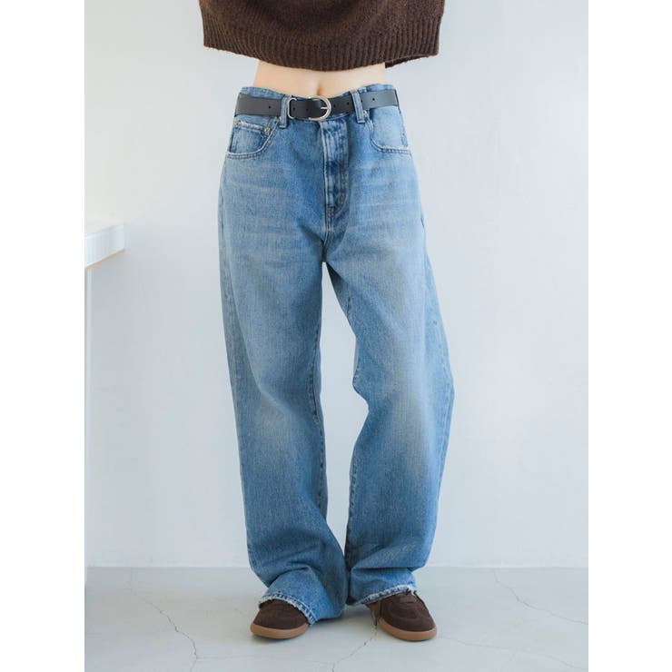 ヴィンテージルーズストレートデニム | Ungrid | 詳細画像2 