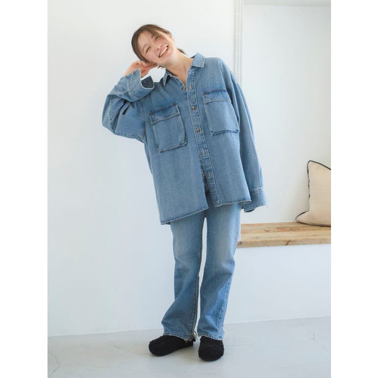 ヴィンテージルーズストレートデニム | Ungrid | 詳細画像30 