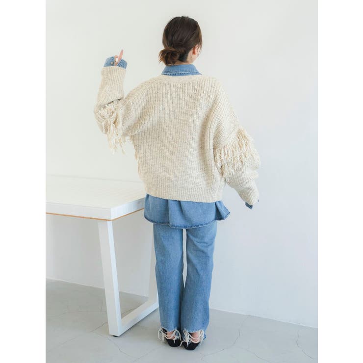 ヴィンテージルーズストレートデニム | Ungrid | 詳細画像33 