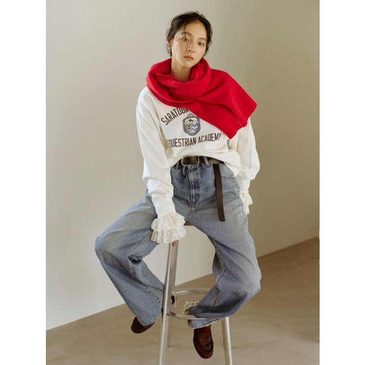 ヴィンテージルーズストレートデニム | Ungrid | 詳細画像5 