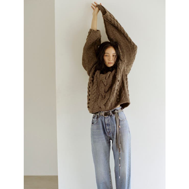 ヴィンテージルーズストレートデニム | Ungrid | 詳細画像6 