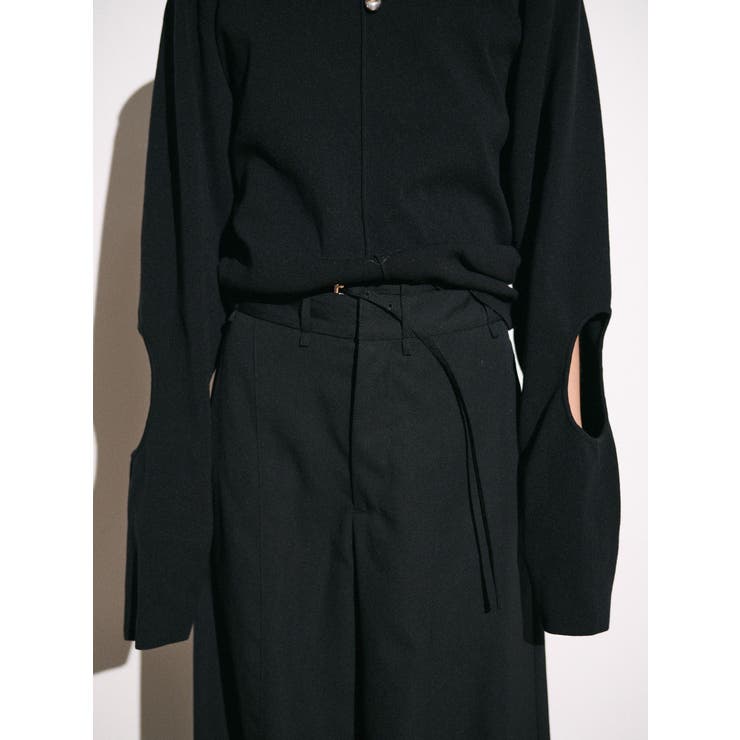 【Htage】パワーショルダーサークルデザインニット | Ungrid | 詳細画像8 