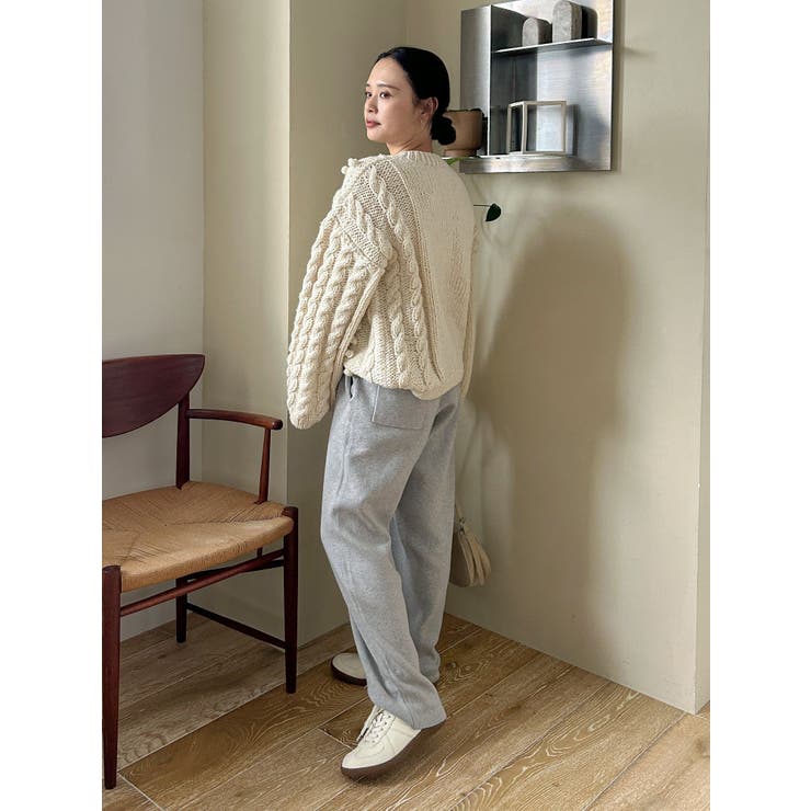 ルーズスリーブケーブルニット | Ungrid | 詳細画像19 