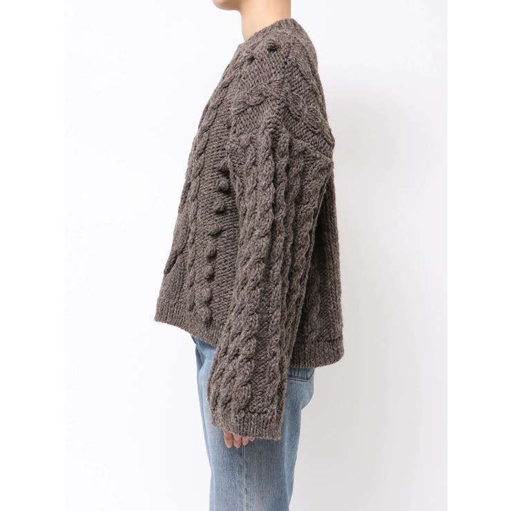 ルーズスリーブケーブルニット | Ungrid | 詳細画像22 