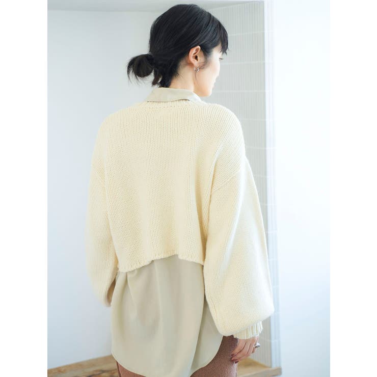 ローゲージクルーネックニット | Ungrid | 詳細画像11 