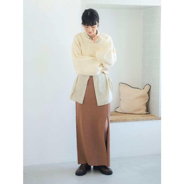 ローゲージクルーネックニット | Ungrid | 詳細画像12 