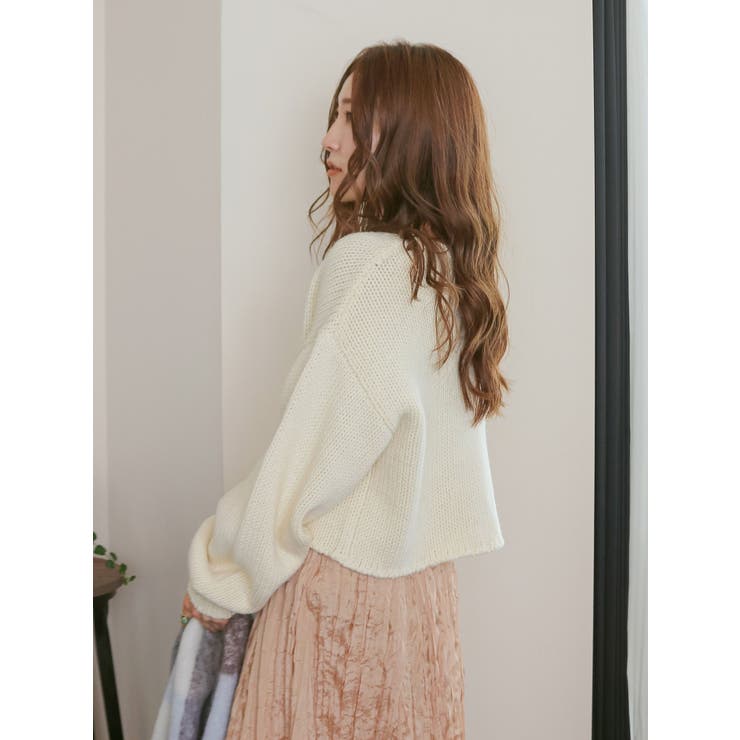 ローゲージクルーネックニット | Ungrid | 詳細画像25 