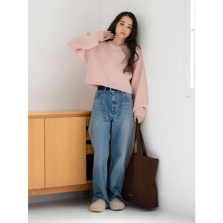 ローゲージクルーネックニット | Ungrid | 詳細画像6 