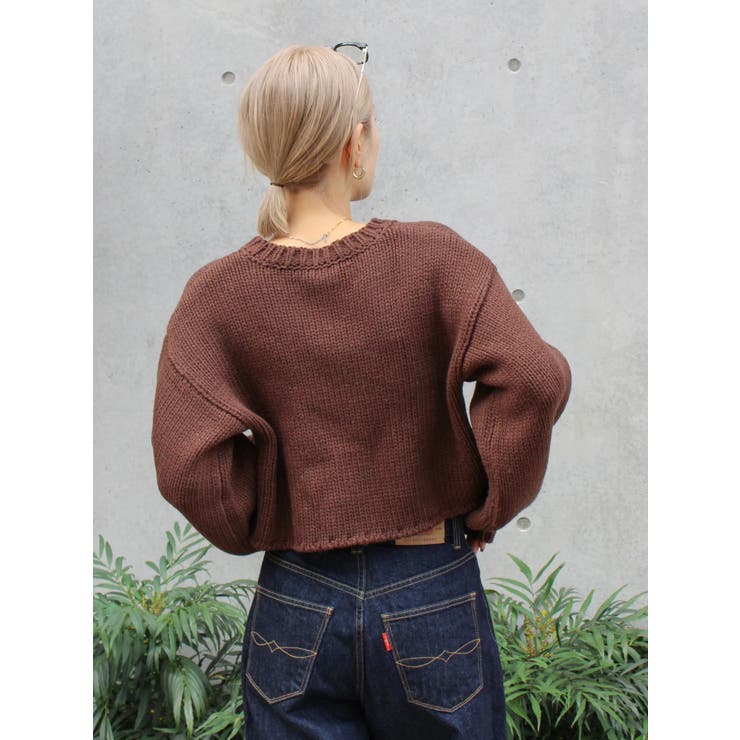 ローゲージクルーネックニット | Ungrid | 詳細画像7 