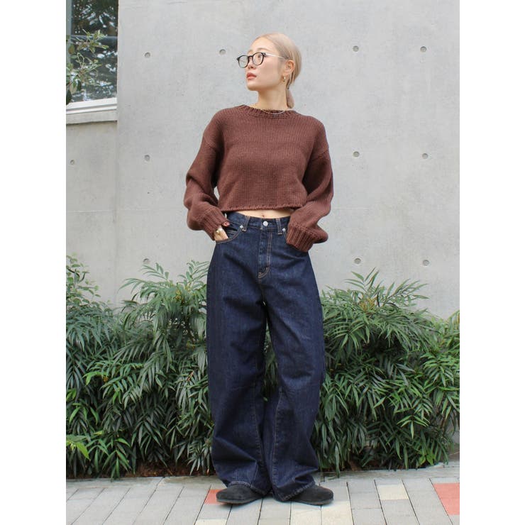 ローゲージクルーネックニット | Ungrid | 詳細画像8 