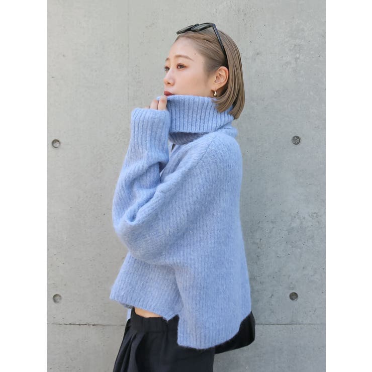 ハイネックルーズニット | Ungrid | 詳細画像3 