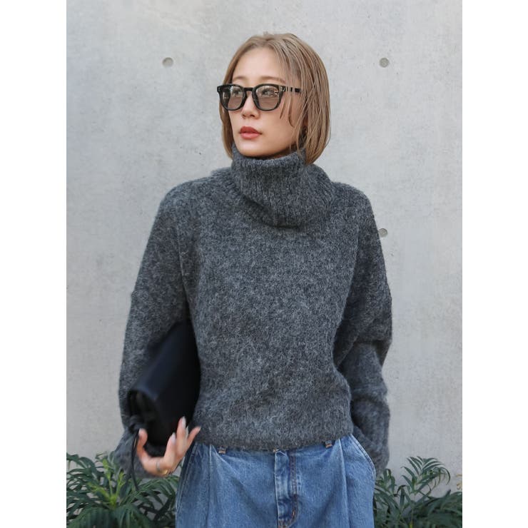 ハイネックルーズニット | Ungrid | 詳細画像8 
